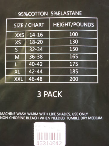 Men's Tagless Stretch White V-Neck Undershirts, 3 Pack
